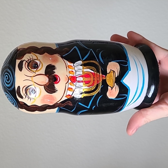 Hanukkah, Menorah, Jerusalem - set of 5 Jewish dolls - Picture 7 of 7